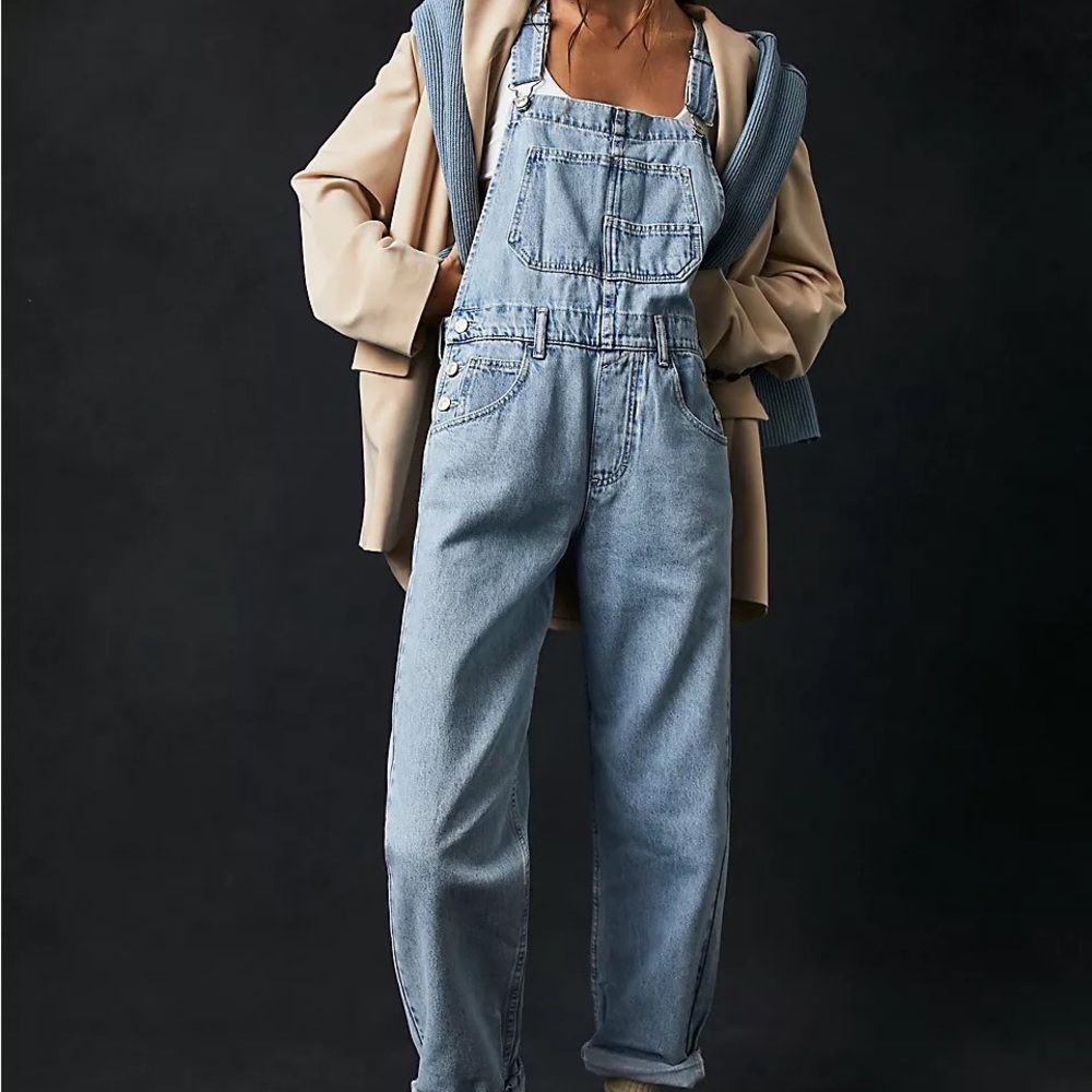 FREE PEOPLE ZIGGY OVERALLS